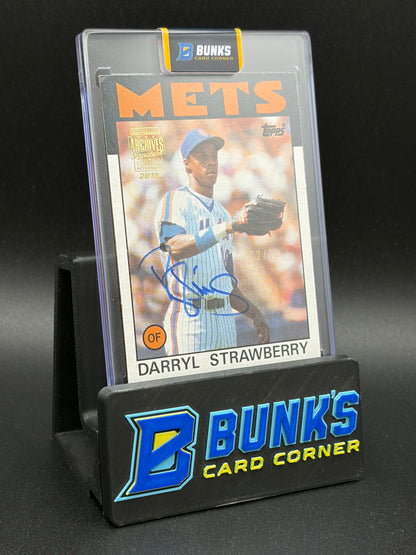 1986 Darryl Strawberry Archives Series Auto 72/76