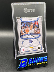 2023-24 Ziaire Williams Volcanic Auto. Etch Gold Flood SGC 10/9.5 (Box B60)