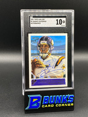 2001 Daunte Culpepper Auto. SGC 10
