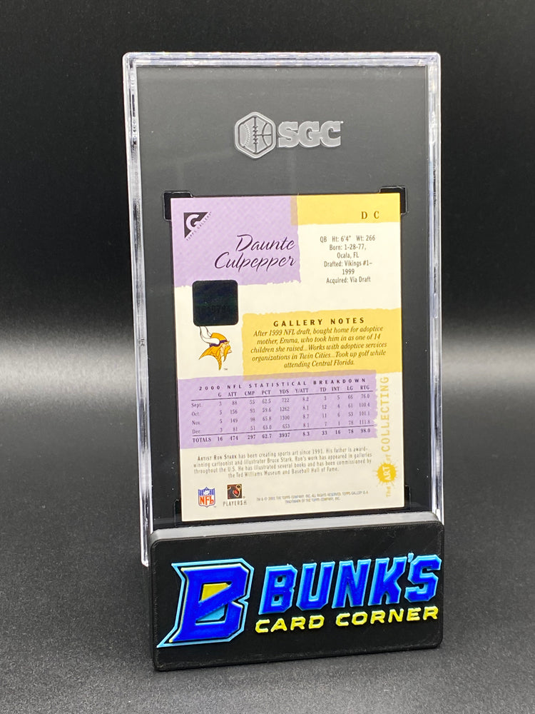 2001 Daunte Culpepper Auto. SGC 10
