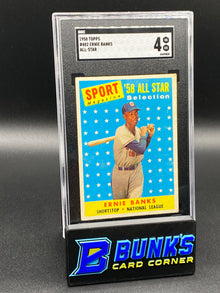 1958 Ernie Banks All-Star SGC 4 (Box B60)