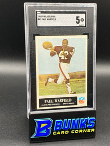 1965 Paul Warfield SGC 5 (Box B60)