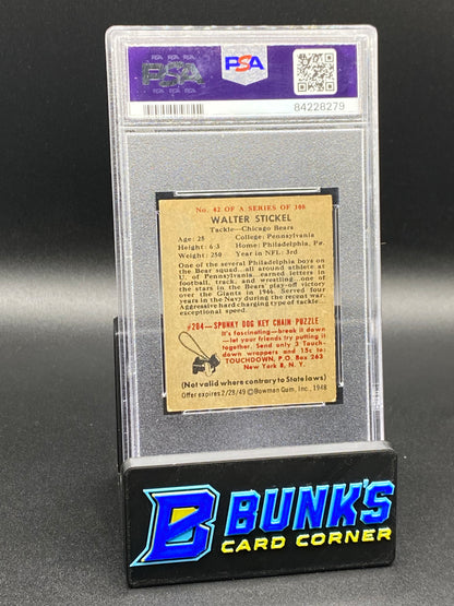 1948 Walt Stickel PSA 4 (Box B60)