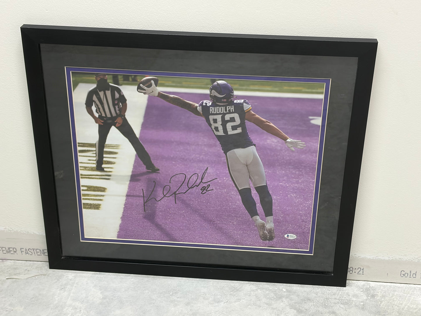 Kyle Rudolph Beckett Certified Frame 16x26