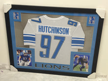 Aidan Hutchinson Beckett Certified Auto Frame 36x44