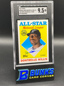 2023 Dontrelle Willis Auto. SGC 9.5 (Box B60)