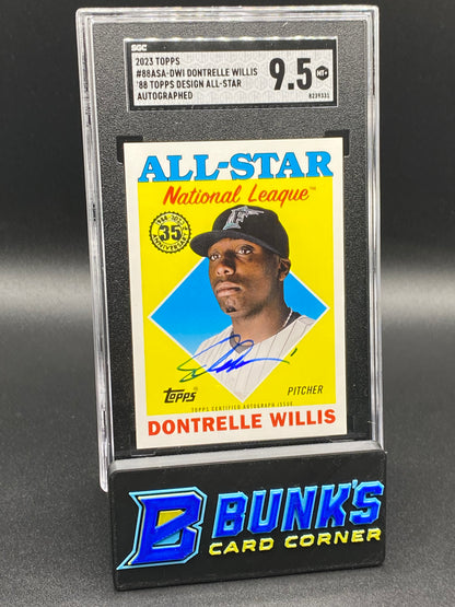 2023 Dontrelle Willis Auto. SGC 9.5 (Box B60)