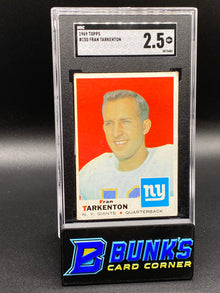 1969 Fran Tarkenton SGC 2.5 (Box B61)