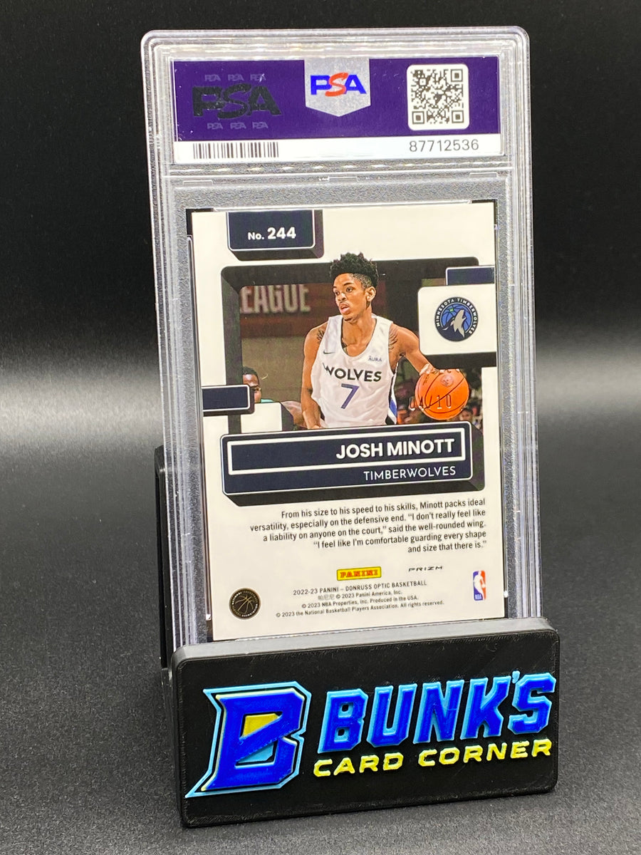 2022 Josh Minott Gold PSA 10