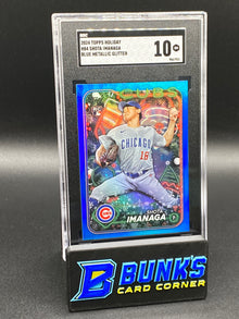 2024 Shota Imanaga Blue Metallic Glitter RC SGC 10 (Box B61)