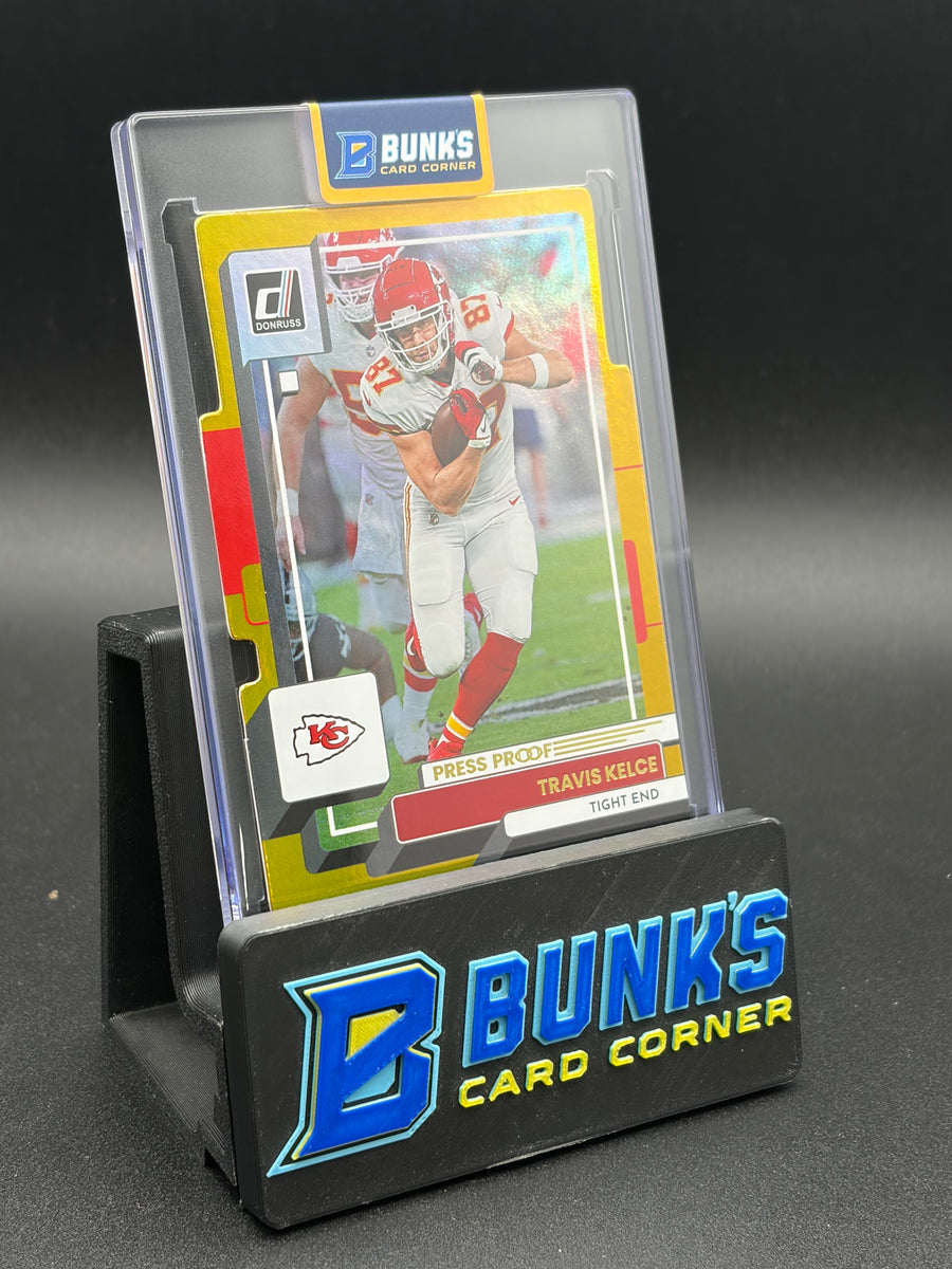 2022 Travis Kelce Gold Die-Cut Press Proof 7/25