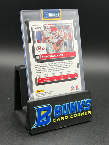 2022 Travis Kelce Gold Die-Cut Press Proof 7/25