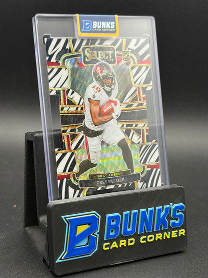 2023 Trey Palmer Select Rookie Zebra RC