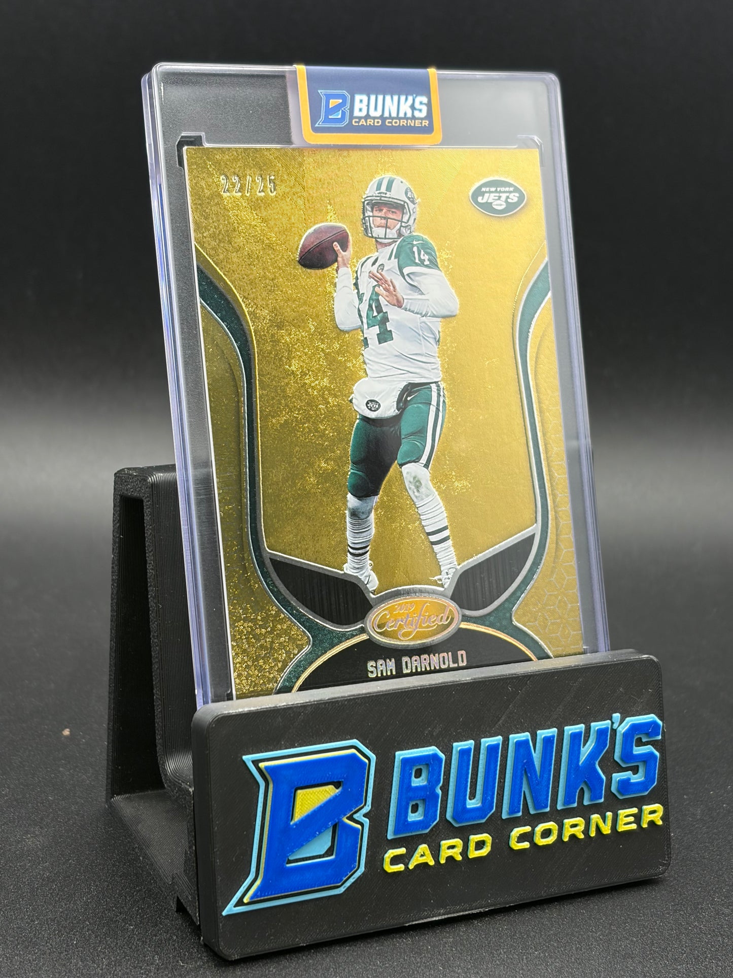 2019 Sam Darnold Certified Full Gold 22/25