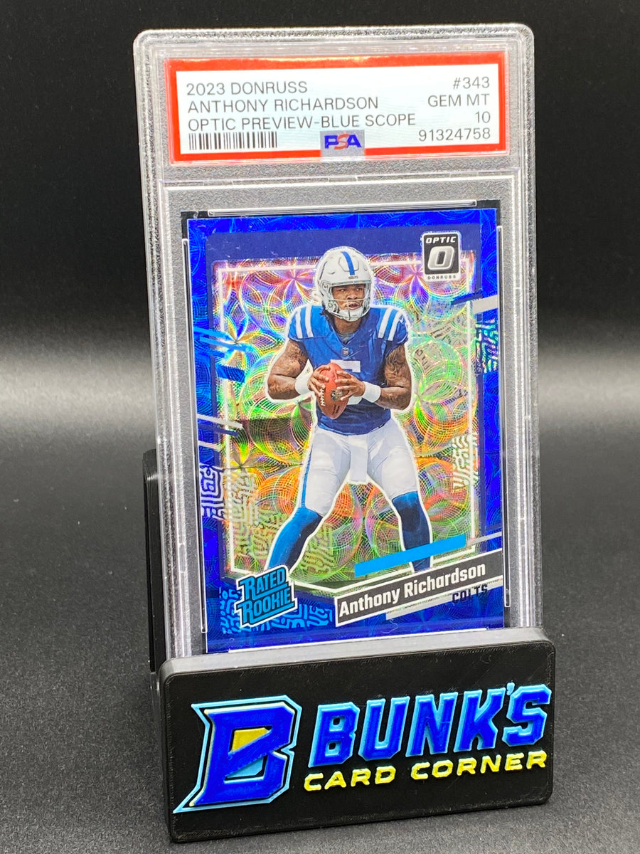 2023 Anthony Richardson Optic Preview-Blue Scope RC PSA 10