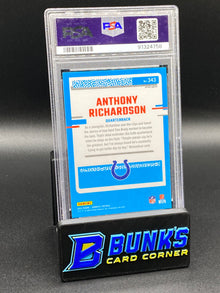 2023 Anthony Richardson Optic Preview-Blue Scope RC PSA 10 (Box B61)
