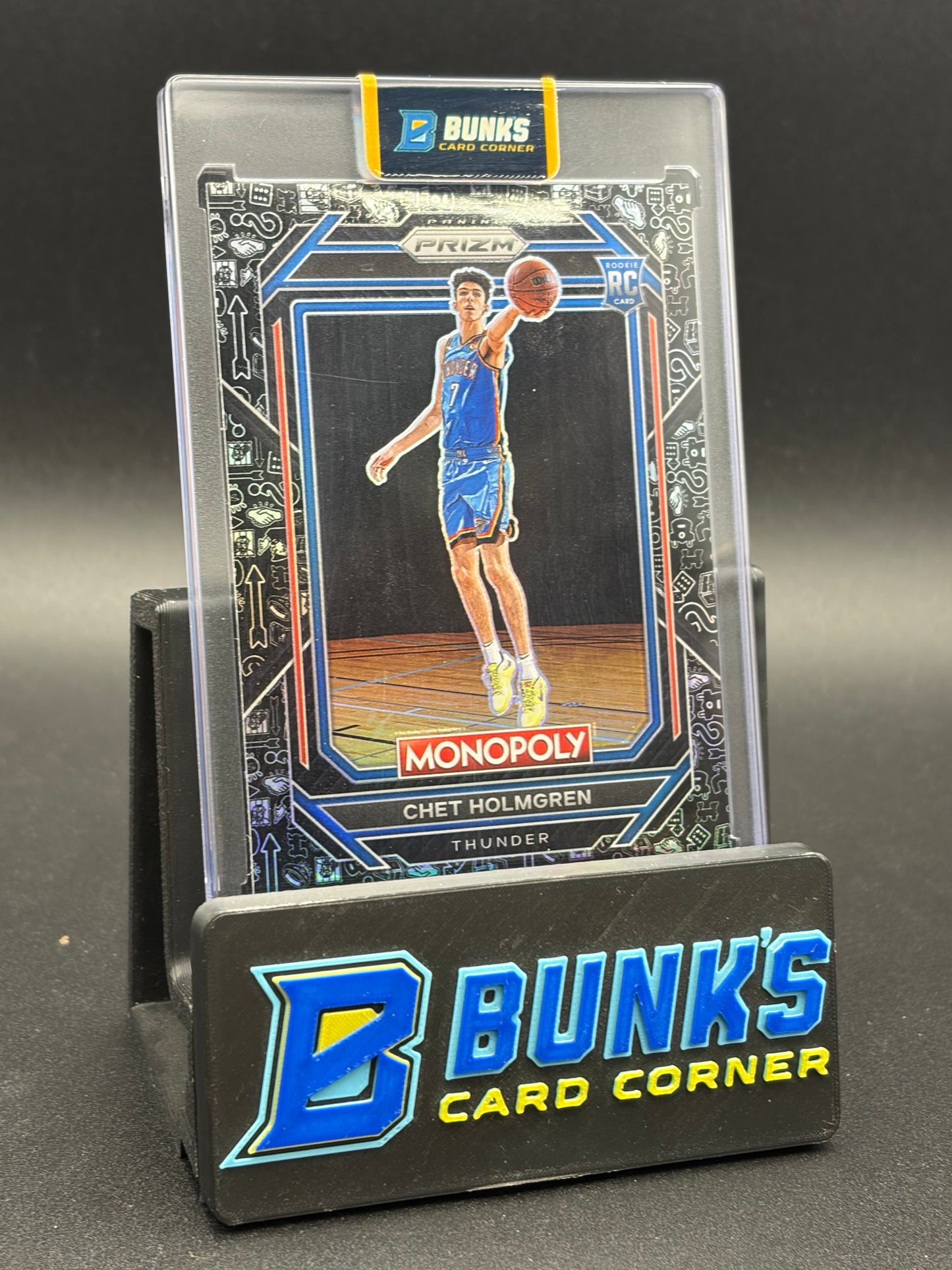 2022-23 Chet Holmgren Monopoly Black Prizm RC