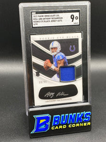 2023 Anthony Richardson Rookie Eye Black Jersey Auto. SGC 9 (Box B61)