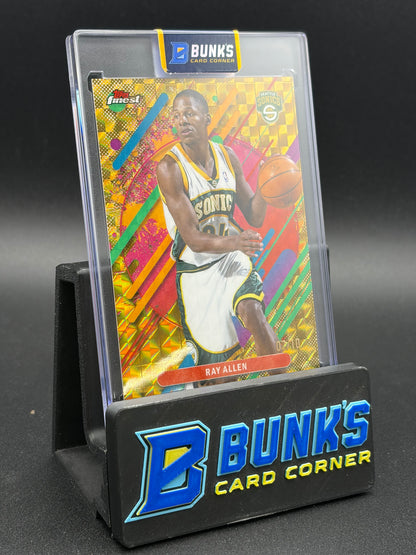 2026 Ray Allen Topps Finest Gold Geometric Refractor 7/10