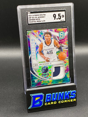 2023-24 GG Jackson II Aspiring Patch Celestial Prizm RC SGC 9.5