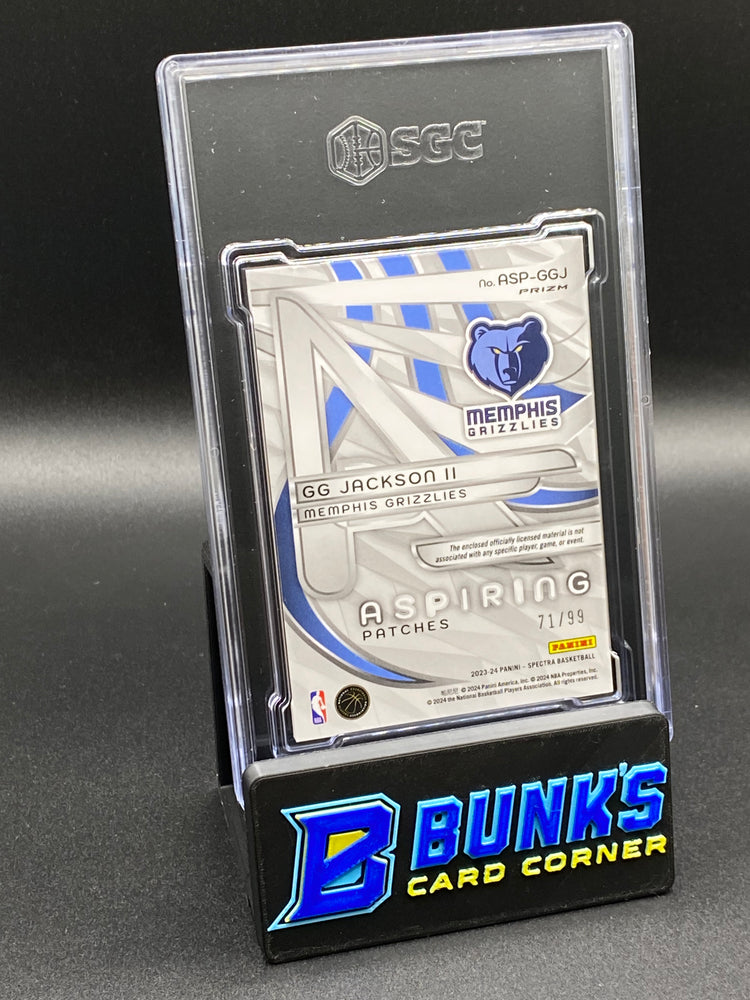 2023-24 GG Jackson II Aspiring Patch Celestial Prizm RC SGC 9.5