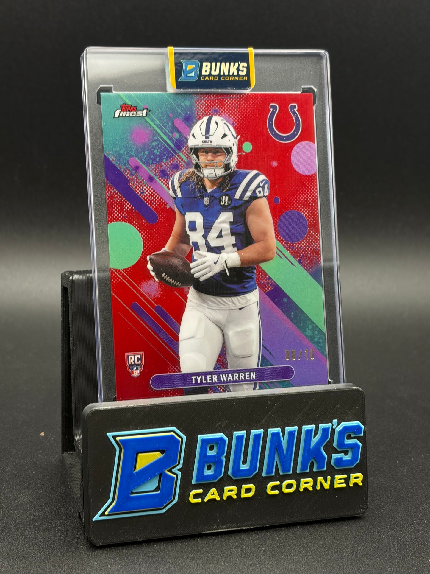 2025 Tyler Warren Red Refractor RC 8/10