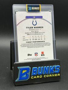 2025 Tyler Warren Red Refractor RC 8/10