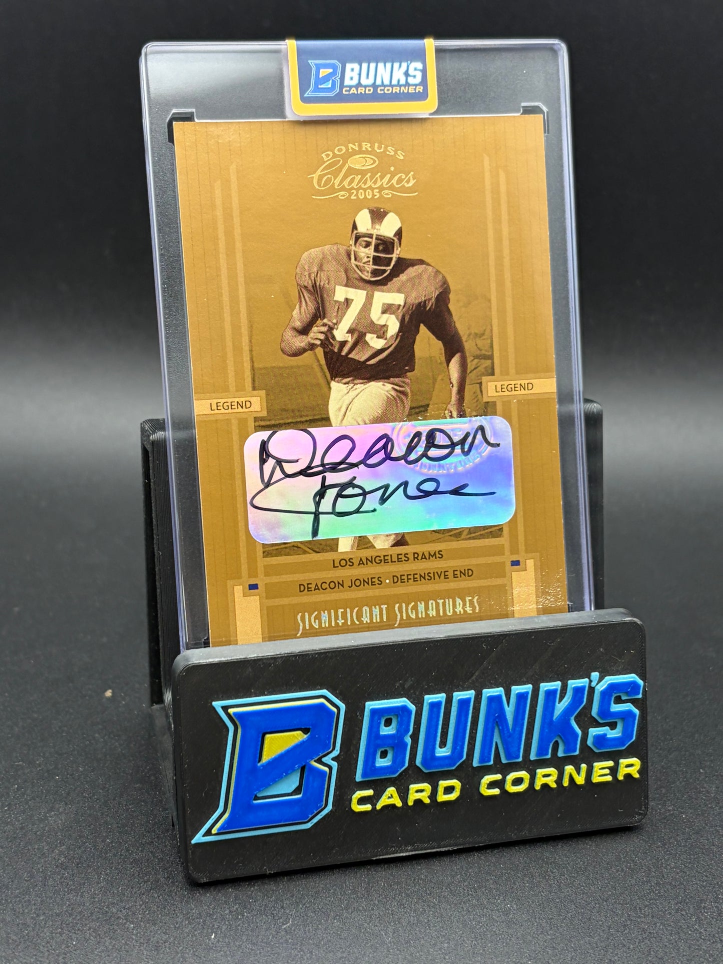 2005 Deacon Jones Donruss Classics Auto Significant Signatures