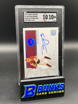 2021 Dyami Brown Scripted Sig. Sapphire SGC 10/10