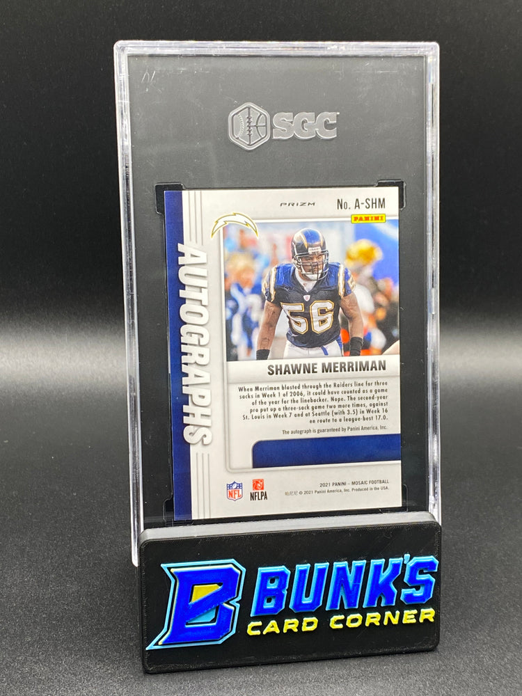 2021 Shawne Marriman Auto. SGC 10/9