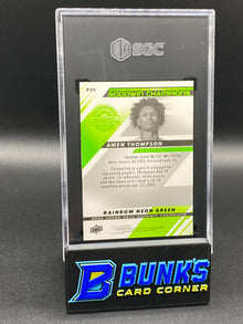 2022 Amen Thompson Platinum Rainbow Neon Green SGC 9.5 (Box B62)