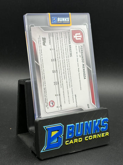 2025 Fernando Mendoza 1st Bowman Chrome Silver