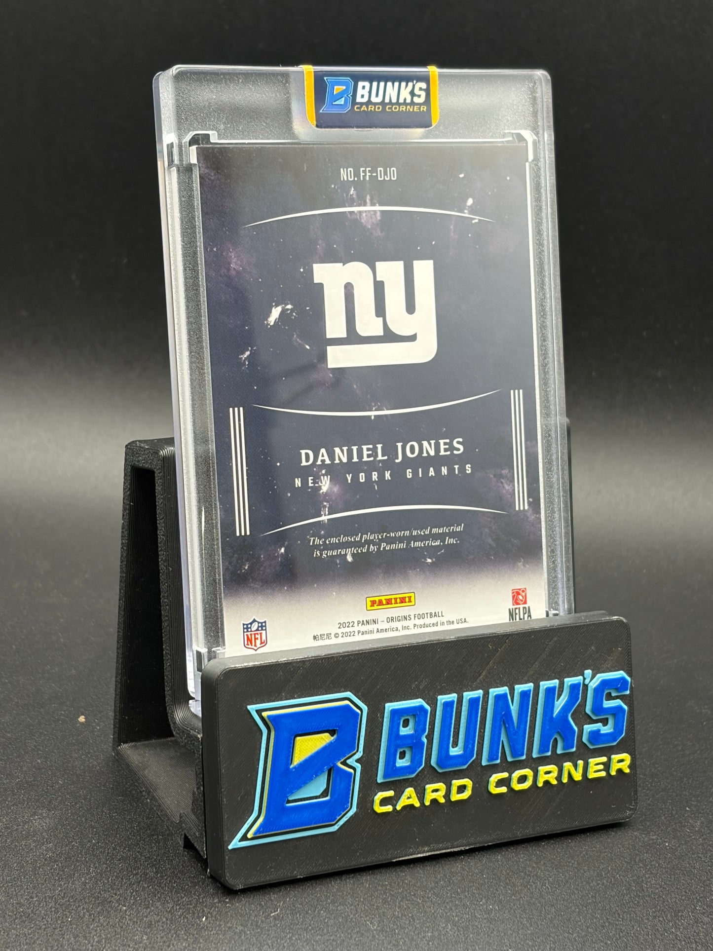 2022 Daniel Jones Origins Player Worn 14/49