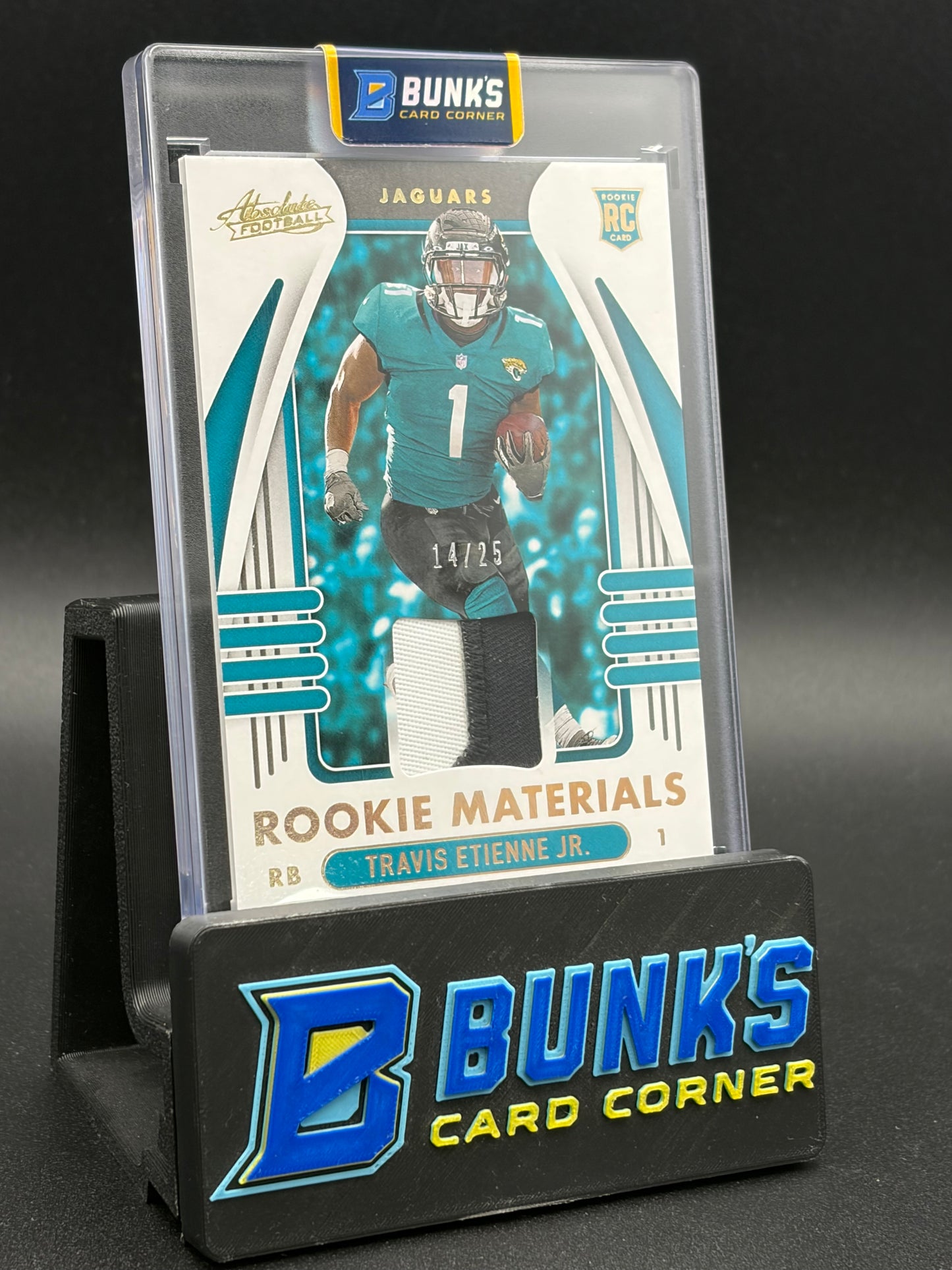 2021 Travis Etienne Jr Absolute Rookie Material Teal RC
