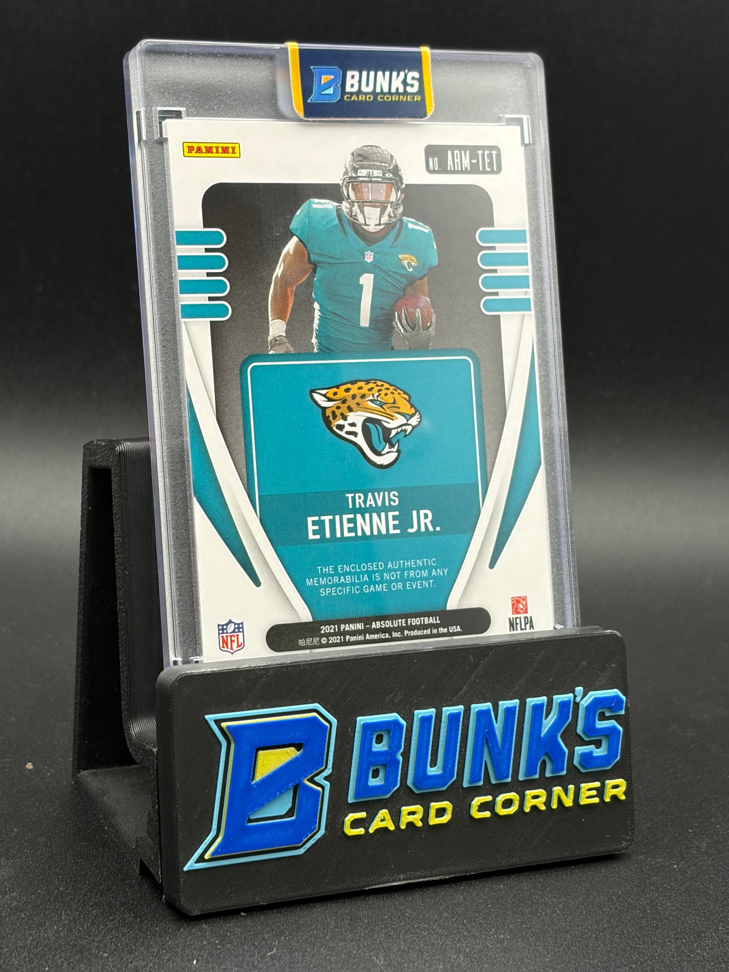 2021 Travis Etienne Jr Absolute Rookie Material Teal RC