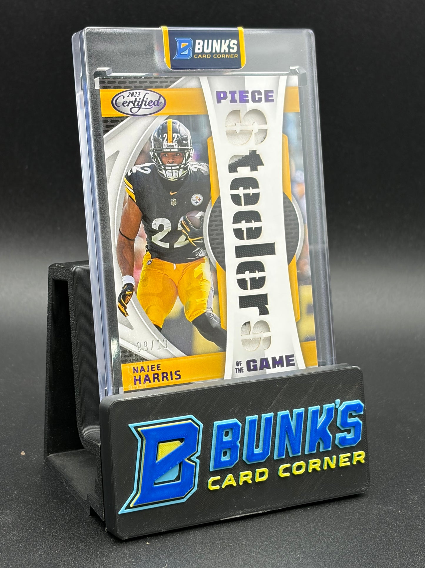 2023 Najee Harris Certified Piece of the Game 8/10