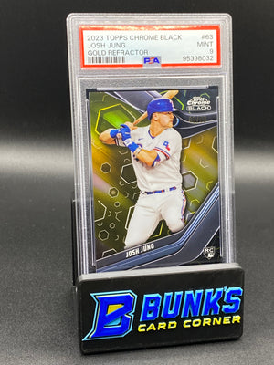 2023 Josh Jung Gold Ref. RC PSA 9