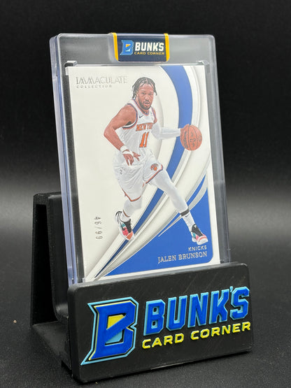 2023-24 Jalen Brunson Immaculate Collection 46/99