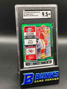 2023 Travis Kelce Green Pulsar Prizm SGC 9.5 (Box B62)