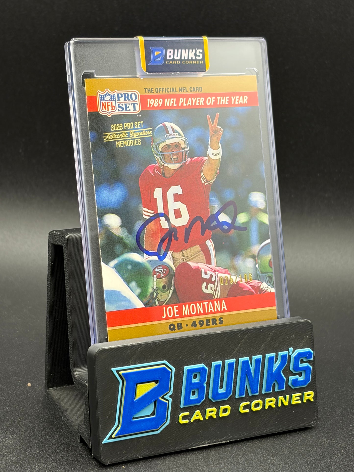 1990 Joe Montana Auto Pro Set