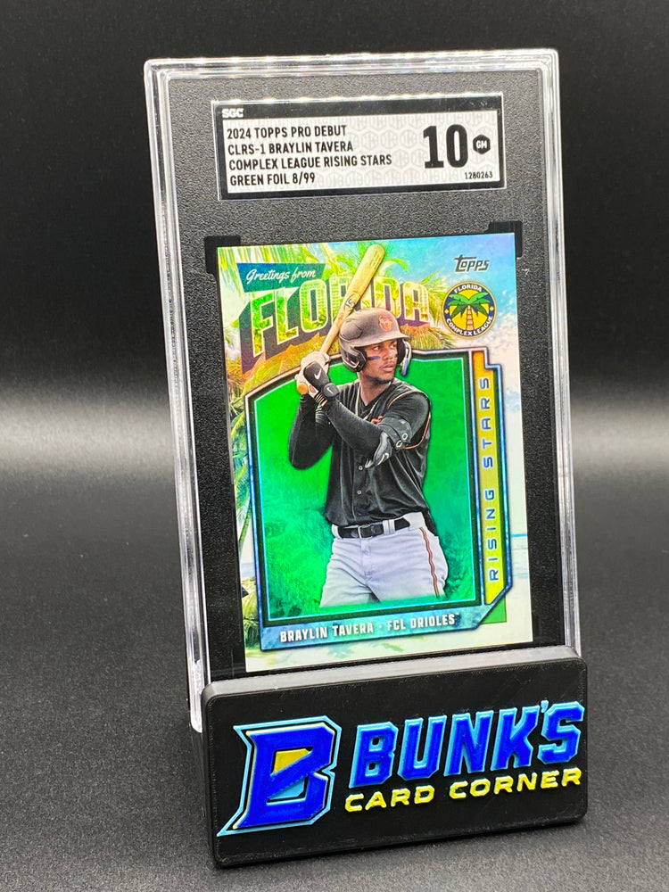 2024 Braylin Tavera Complex League Rising Stars Green Foil SGC 10
