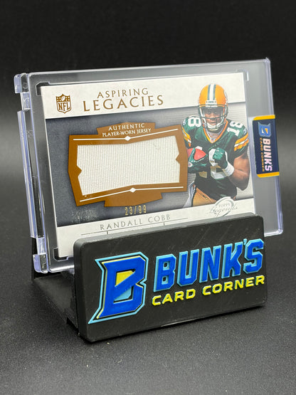 2011 Randall Cobb Aspiring Legacies AU Jersey 23/99