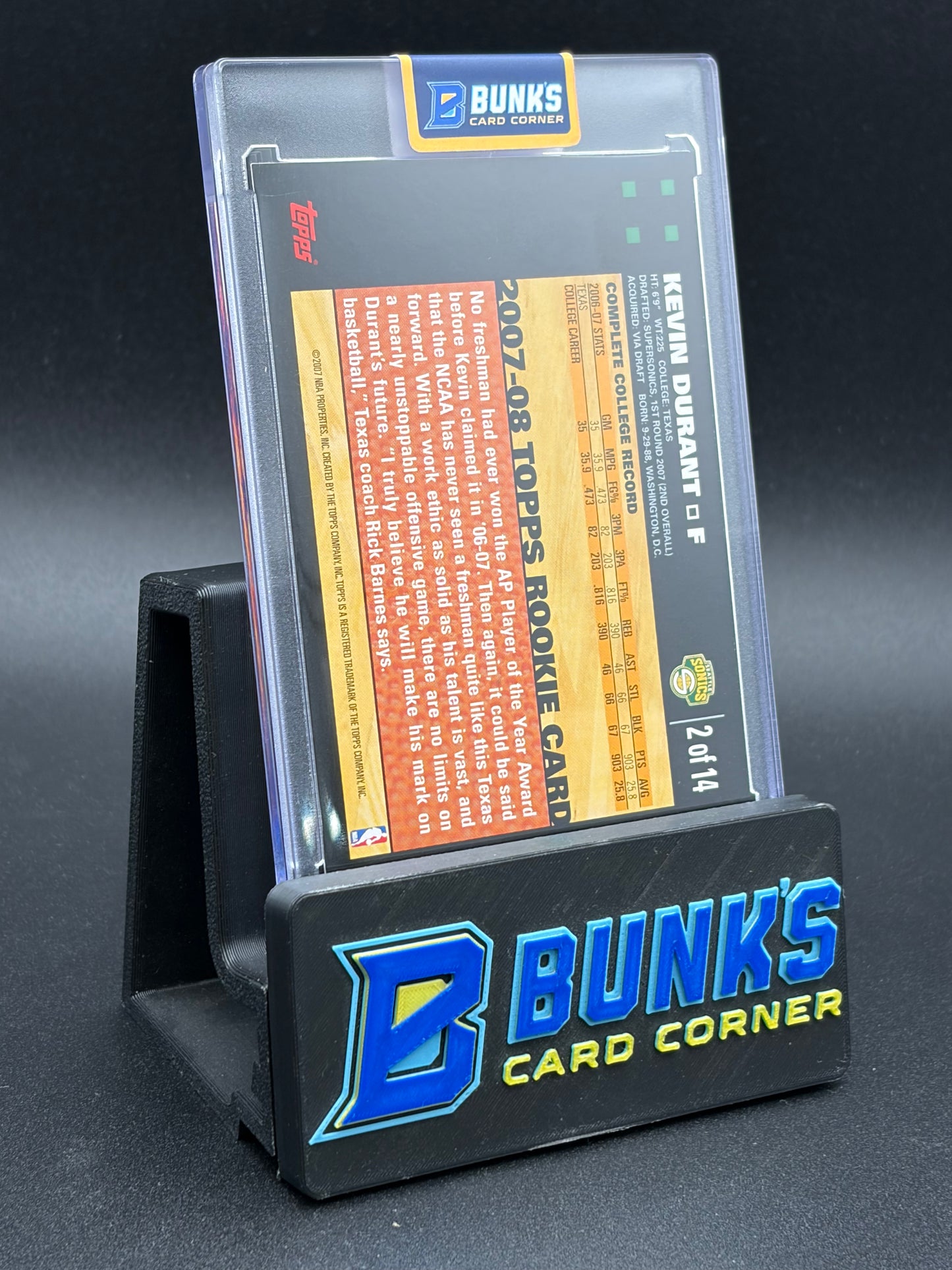 2007 Kevin Durant Topps Rookie