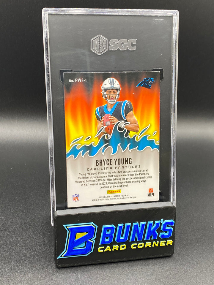 2023 Bryce Young Playing with Fire Silver RC SGC 10 (Box A4)