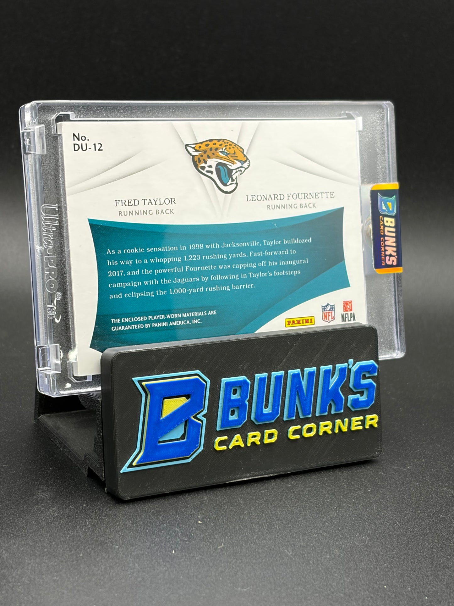 2018 Fred Taylor & Leonard Fournette Immaculate Collection Double Patch 1/49