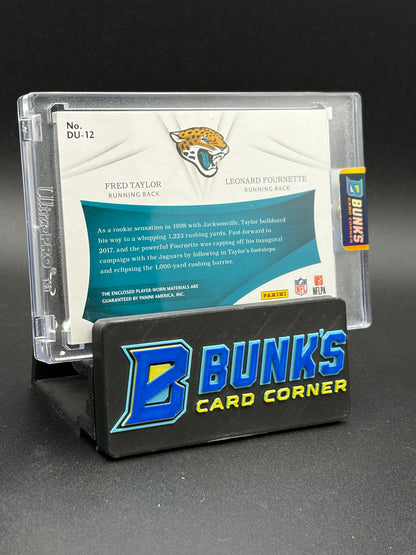 2018 Fred Taylor & Leonard Fournette Immaculate Collection Double Patch 1/49