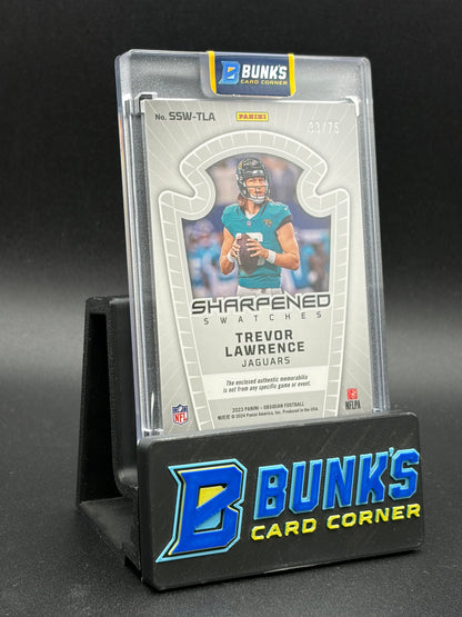 2023 Trevor Lawrence Obsidian Sharpened Swatches 33/75