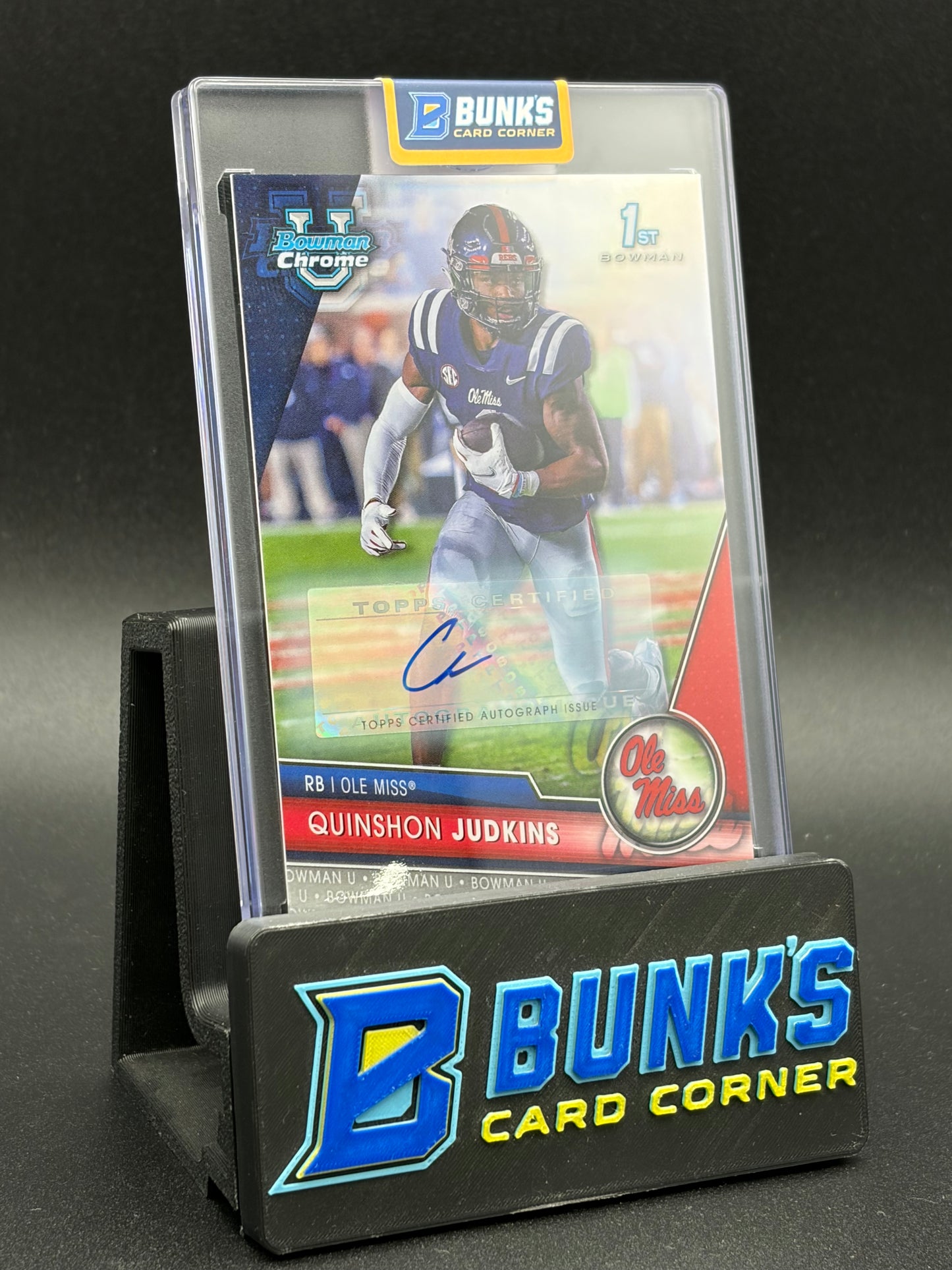 2023 Quinshon Judkins 1st Bowman Red Auto 333/499
