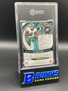 2023 D'Andre Swift Neon Blue Die-Cut Prizm SGC 10 (Box A4)