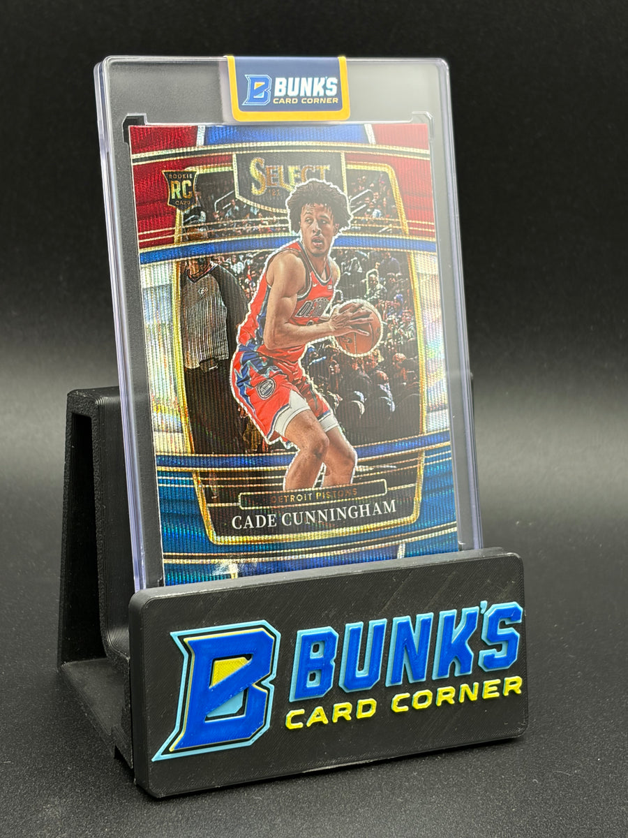 2021-22 Cade Cunningham Select Red & Blue & Silver RC